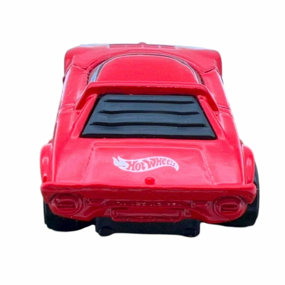 Hot Wheels‎ Lancia Stratos Red Gold Wheels Diecast Car 2001 Mattel 1:64 Scale